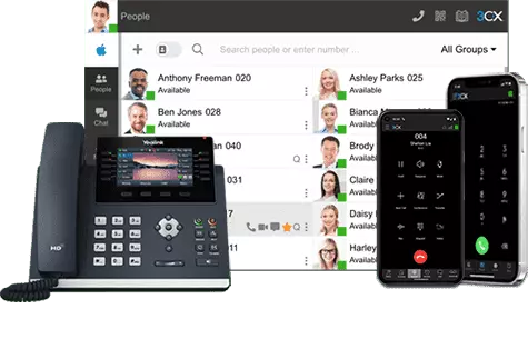Hébergement 3CX - téléphonie VoIp